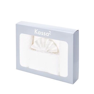 Homehapp  ชุดผ้าขนหนู Gift Set KASSA HOME รุ่น Curve ขนาด 16 x 32, 27 x 54 นิ้ว สีขาว