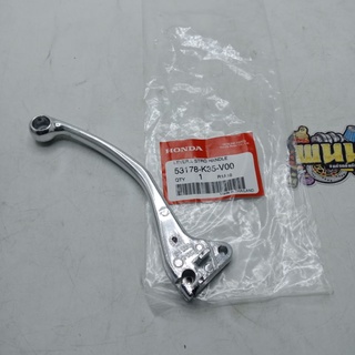 มือเบรคหลัง(HONDA) แท้ ข้างซ้าย รุ่น: CLICK-I/PCX-150(14-15) สีเงิน (รหัส:53178-K35-V00)