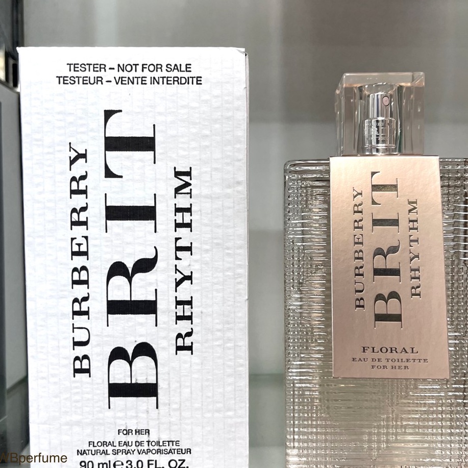 น้ำหอมแท้100% BURBERRY BRIT RHYTHM FLORAL EDT 90ML TESTER