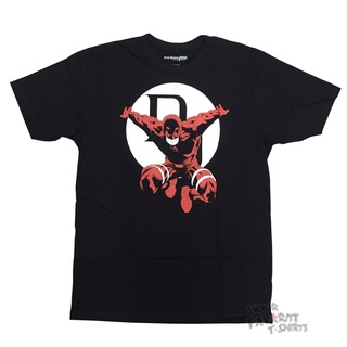 เสื้อยืดผ้าฝ้ายพิมพ์ลาย เสื้อยืดคอกลม ผ้าฝ้าย พิมพ์ลายการ์ตูนมาร์เวล Daredevil Fear Nothing Marvel Comics con Licencia C