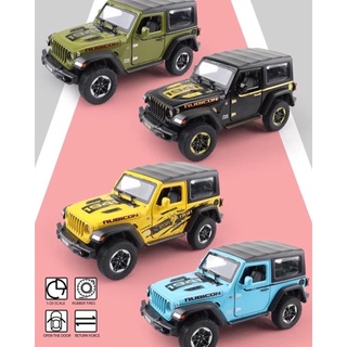 โมเดลเหล็ก 1:20 Jeep Wrangler Rubicorn 1941 มีไฟ มีเสียง [Miniauto]