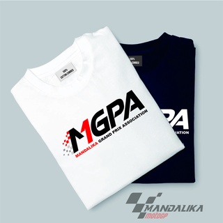 เสื้อยืดคอกลมMandalika motogp mgpa เสื้อเชิ้ตวงจรพิมพ์S-5XL