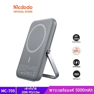 Mcdodo พาวเวอร์แบงก์ 10000MAH 5000MAH 15W ชาร์จไร้สาย สําหรับ iPhone 13 Pro Max 12 11 Xr 8Plus USB-C PD MC-705 069