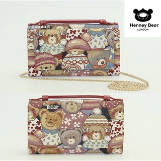 Henneybear - HW069 กระเป๋ารุ่น 2in1 ลาย Cute สายโซ่คอสบอดี้ รุ่นขายดี