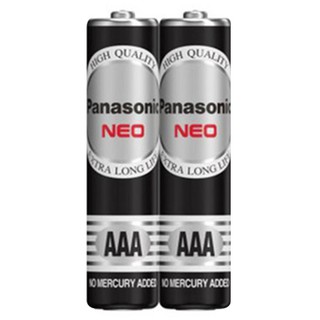 ถ่านธรรมดา AAA NATIONAL R03NT/2SL สีดำ BATTERY AAA NATIONAL R03NT/2SL BLACK