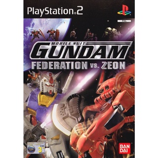 Mobile Suit Gundam: Federation vs. Zeon แผ่นเกมส์ ps2