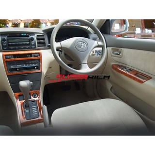  ชุดตกแต่งภายในหน้าคอนโซลลายไม้ Walnut (Panel Cover) / T/T Altis 2002-2007