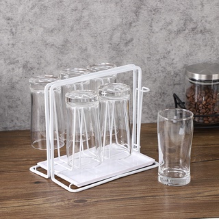 ที่วางแก้วน้ำพร้อมถาดรองน้ำหยด Cup rack for storing water