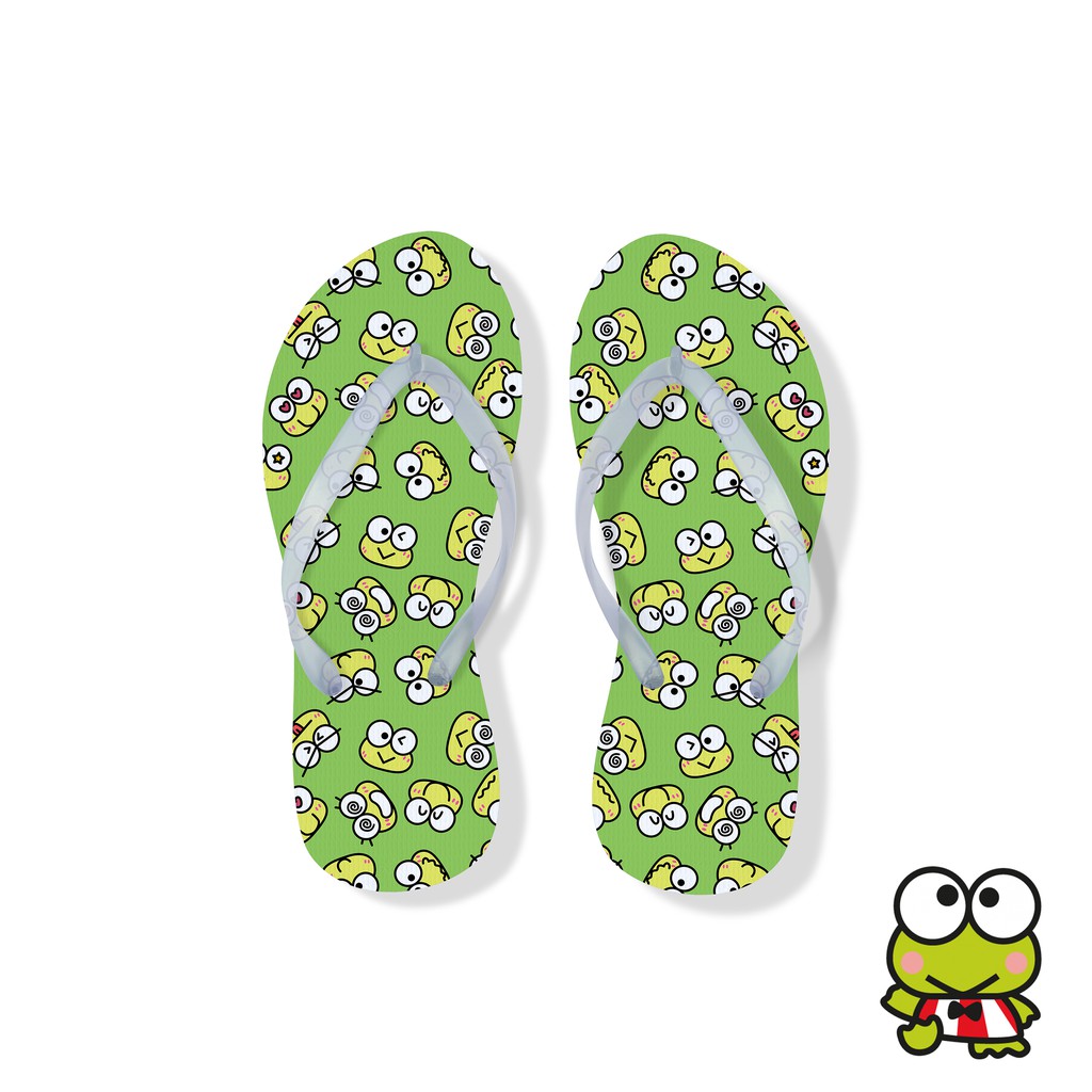 Keroppi Emoticon Motif รองเท้าแตะฟองน้ํา