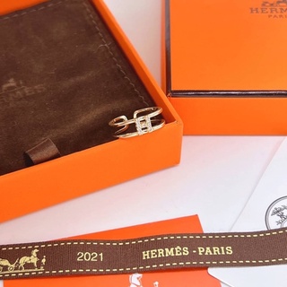 แหวน hermes ฟรีไซส์พร้อมถุงpvc