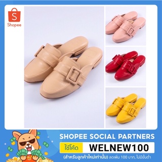 Sincera Brand (Premium Soft Shoes)รองเท้าเปิดส้น สูง 1 นิ้ว หนังนุ่ม ใส่สบาย ไม่กัดเท้า