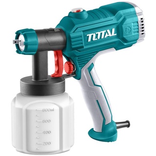 TOTAL  กาพ่นสีไฟฟ้า 450วัตต์ รุ่นTT3506 รุ่นงานหนัก Spray gun หัวฉีด 2.5 มม. เครื่องพ่นสีไฟฟ้า