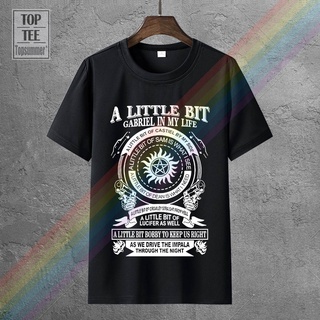 ขายดี เสื้อยืดลําลอง แขนสั้น พิมพ์ลาย Dghiaugqkj Home Living A Little Bit Of Gabriel In My Life Supernatural s สําหรับผู