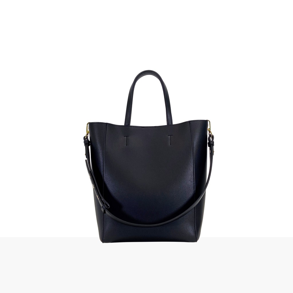 knack.bag -Tote bag size mini รุ่น Everyday-Black(สีดำ) กระเป๋าถือกระเป๋าสะพาย