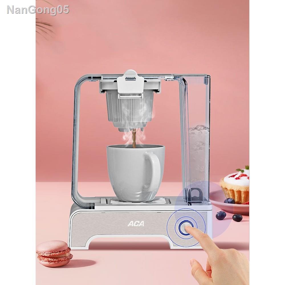 📣ส่วนลด 50%📣✥﹍℡เครื่องชงกาแฟอัตโนมัติ เครื่องทำกาแฟ ACA Coffee Maker Home Full Automatic Mini Drip Coffee Maker Italia
