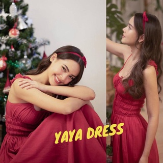 เดรสญาญ่า สีแดง YAYA Dress