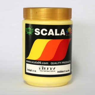 Scala สีสกรีน สียาง : สีเหลืองมะนาว 3006 ขนาด 1 กิโลกรัม