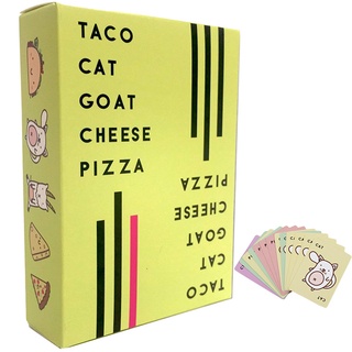 Taco Cat Goat Cheese Pizza Card Game Family Party Fun Game Gift Toy Game