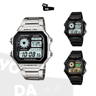 นาฬิกาข้อมือ Casio รุ่น AE-1200WH-1B,AE-1200WH-1A,AE-1200WHD-1 สินค้ารับประกัน CMG 1 ปี