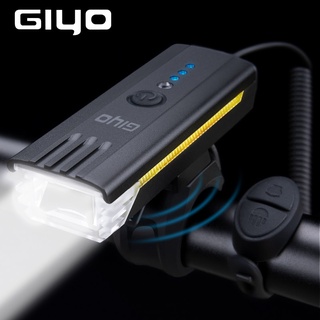 Giyo ไฟหน้าจักรยาน ชาร์จ USB กันน้ํา อุปกรณ์กีฬา