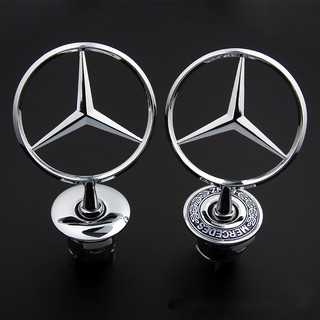 หัวตราสัญลักษณ์ ตกแต่งฝากระโปรงหน้ารถยนต์ สำหรับ Mercedes BENZ W124 W123 W126 W201