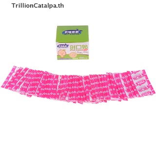 【TrillionCatalpa】พลาสเตอร์กาว ทรงกลม ขนาดเล็ก แบบใช้แล้วทิ้ง สําหรับช่วยแผล 100 ชิ้น ต่อกล่อง