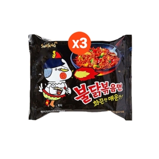 [แพ็ค x3] Samyang Buldak บะหมี่เกาหลี ซัมยังบูลดักราเมง ขนาด 140 กรัม -Hot Chicken Ramen