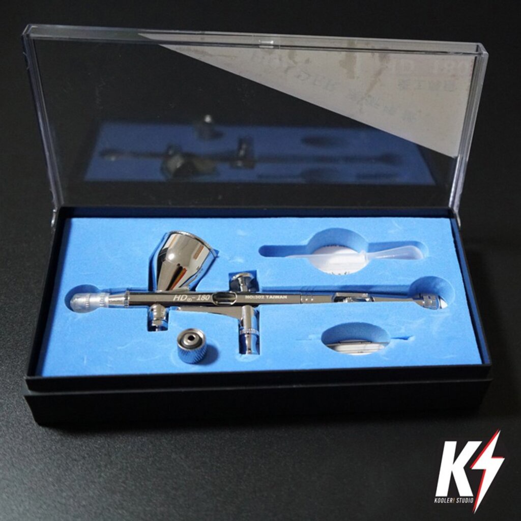 Airbrush แอร์บรัช HD-180 ระบบ Double action ( 0.2 mm ) รูปที่ 6