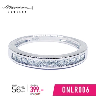 Memorine Jewelry แหวนเงินแท้ 925 ฝังเพชรสวิส (CZ) : ONLR006