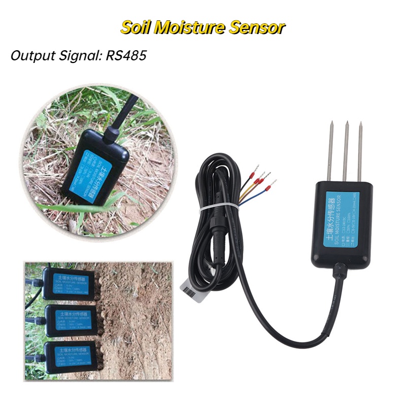 Single Soil Humidity Sensor Soil Moisture Transmitter RS485 Output