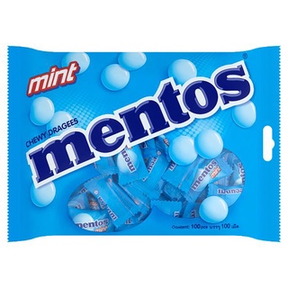 🚚💨พร้อมส่ง!! เมนทอส ลูกอมรสมิ้นต์ 100 เม็ด Mentos Mint Chewy Dragees 100pcs