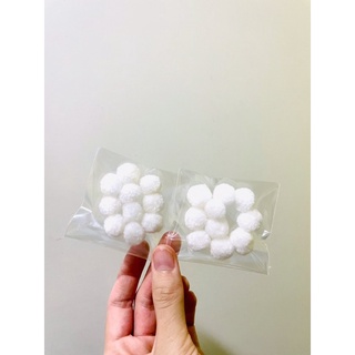 ปอมปอม ขนาด 1 cm ปอมปอมงานฝีมือ ปอมปอมตกแต่ง DIY pompom