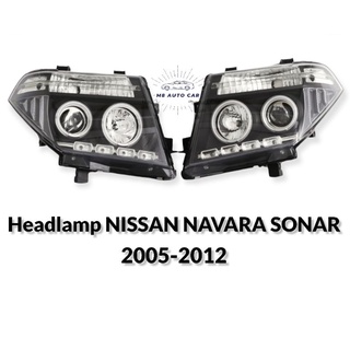 ไฟหน้า NAVARA 2005 2006 2008 2010 2012 ไฟหน้าแต่ง นิสสัน นาวาร่า โปรเจคเตอร์ headlamp nissan navara pro sonar 2005-2012