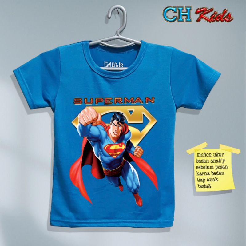 เสื้อยืด SUPERMAN CHILDRENS / ท็อปส์ซูเด็กชาย superman