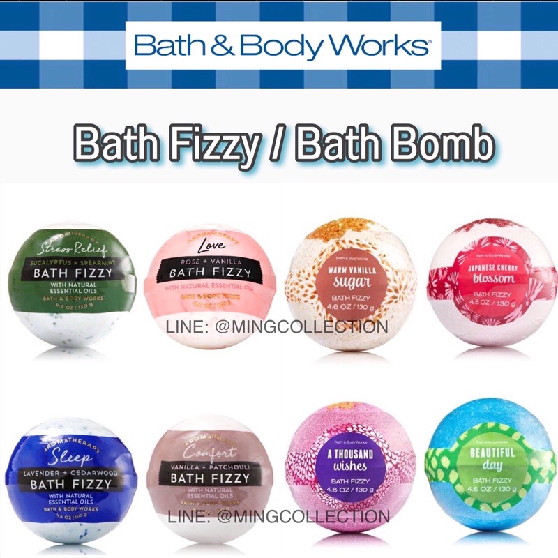 Bath Fizzy Bath Bomb แช่อ่างอาบน้ำ Bath and Body Works