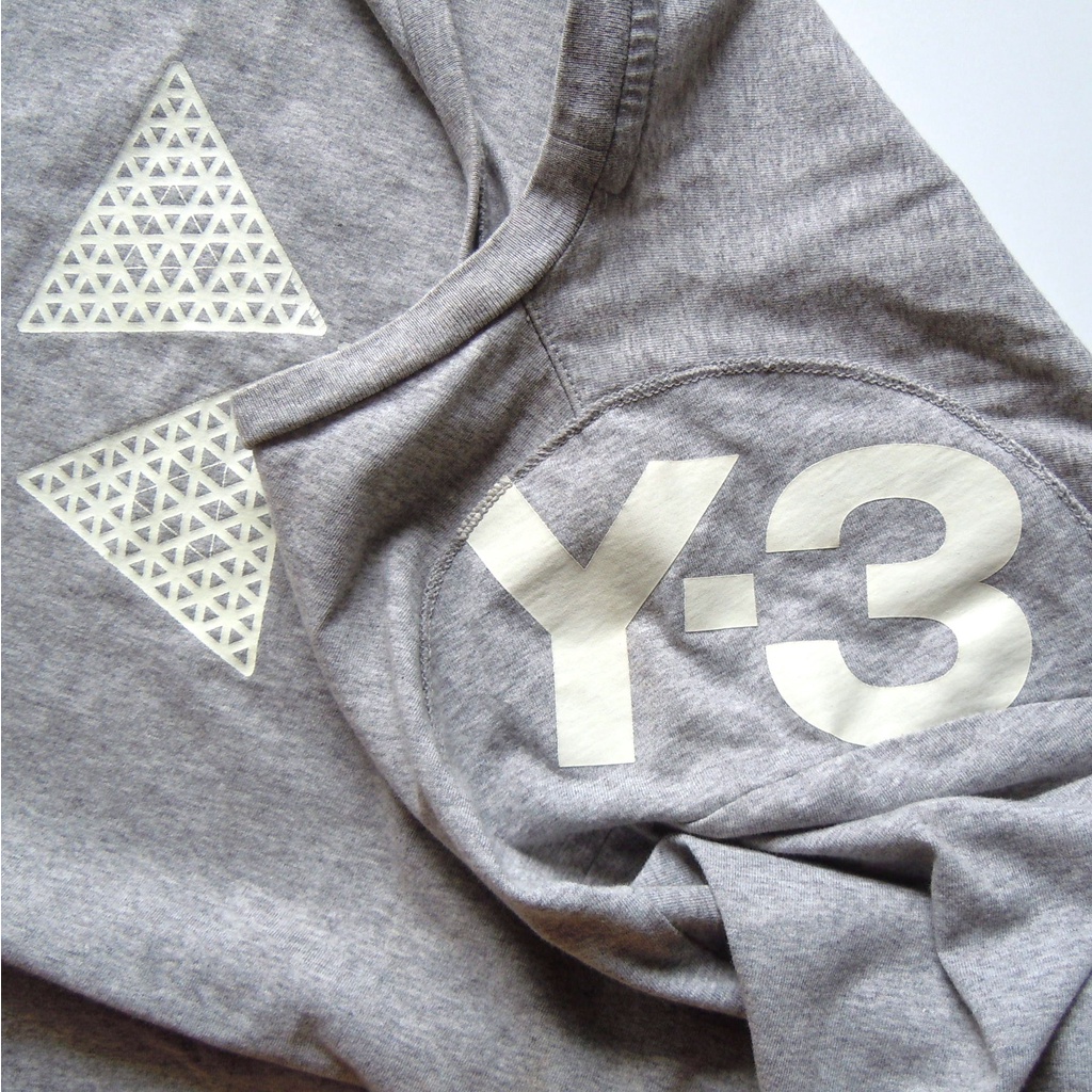 เสื้อยืดมือสอง Y-3 Yohji Yamamoto Adidas T-Shirt สีเทา L