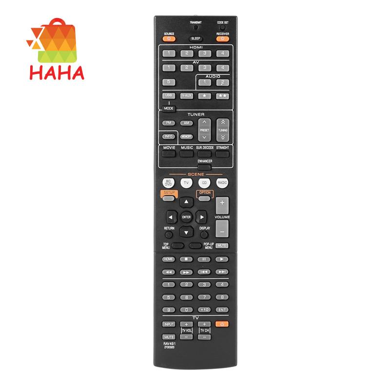 รีโมตคอนโทรล สําหรับ Yamaha HTR-3066, HTR-3066BL, RX-V375, RX-V467, RX-V565, RX-V567, RX-V571, RX-V665, RX-V765, HTR-4065