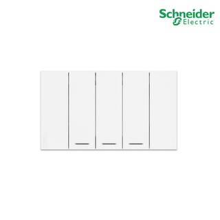 Schneider Electric สวิตช์ 2 ทาง 3 ช่อง ประกอบสำเร็จรูป สีขาว 2 Ways Switch 3 Gange White - รุ่น AvatarOn A - A7033_2_WE