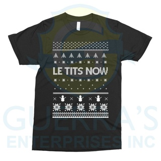 เสื้อยืดสีขาว[พร้อมส่ง] เสื้อยืด พิมพ์ลาย Let It Snow Merry Christmas สไตล์วินเทจ ของขวัญวันคริสต์มาสS-4XL