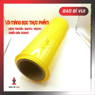 Cuộn lõi màng bọc thực phẩm dài 500m, BAO BÌ VUI