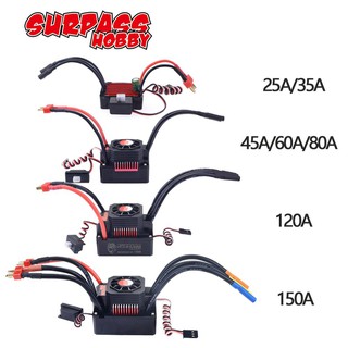 SURPASSHOBBY KK โมดูลควบคุมความเร็ว 25A 35A 45A 60A 80A 120A 150A ESC 1/12 สําหรับรถยนต์ RC 1/8 1/10 1/12 1/20