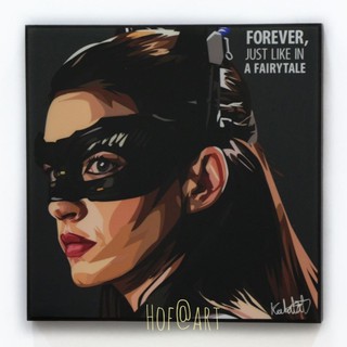 Catwoman #2 แคทวูแมน DC comics ซุปเปอร์ฮีโร่ รูปภาพ​ติดผนัง pop art การ์ตูน cartoon รูปภาพ กรอบรูป แต่งบ้าน รูปภาพ