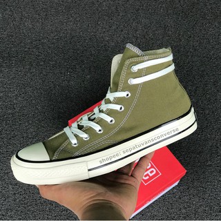 (จ่ายเงินปลายทาง) Converse 70S ARMY SURFLUS รองเท้าผ้าใบ ลําลอง สีเขียว