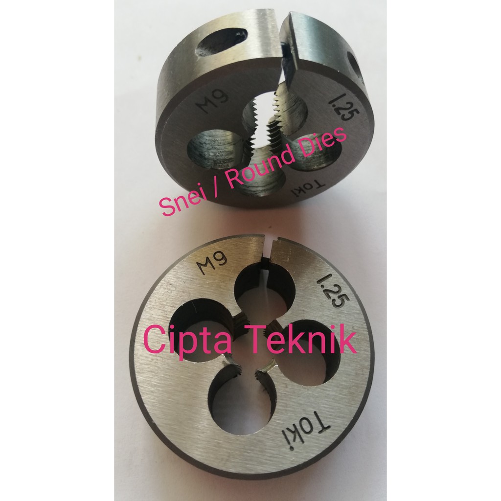 Snei Toki M9 x 1.25 รอบตาย M9 x 1.25 senei M9x1.25 Senai M9x1.25 Sney Snay สกรู Bolt