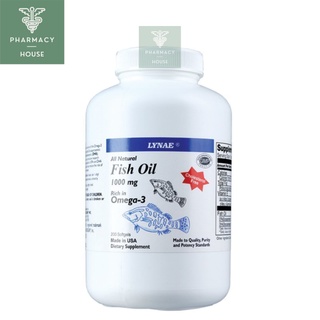 Lynae fish oil 1000mg. rich in omega3   200 softgels