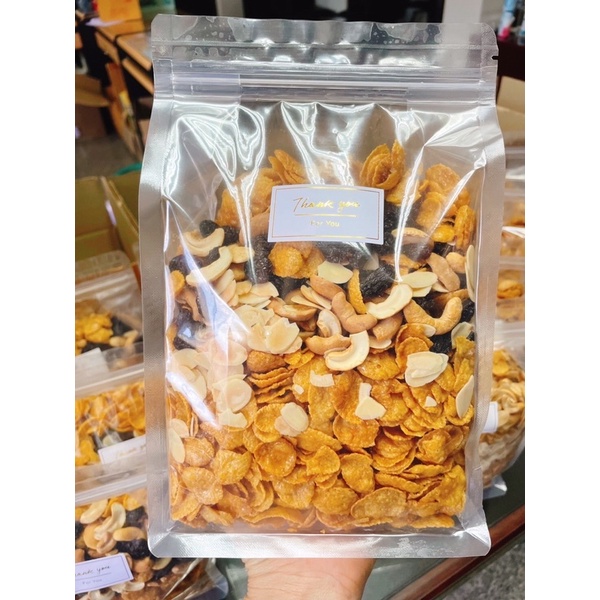 คอนเฟลกคาราเมล 500 กรัม สูตรไร้นมข้น ไร้แป้ง