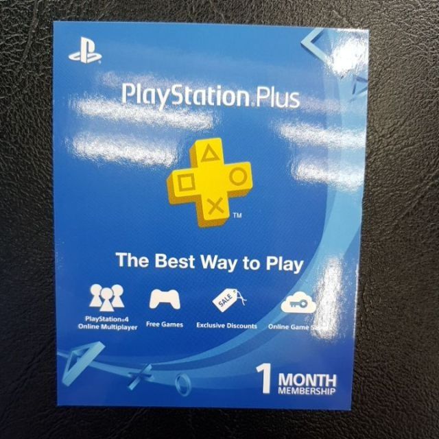 Psn plus 1 เดือนโซนไทยพร้อมส่ง