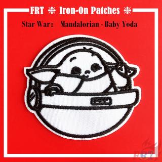 ☸ Star Wars：Mandalorian - Baby Yoda Patch ☸ 1Pc TV Shows Diy Sew on Iron on Badges Patches Apparel Appliques