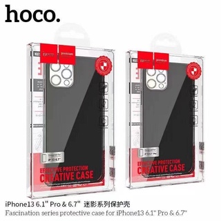 Hoco เคสโทรศัพท์ซิลิโคนสีดำเคสโทรศัพท์กันกระแทกสำหรับ iPhone 13 / 13Pro / 13ProMax