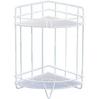 ชั้นวาง ชั้นวางของเข้ามุม 2 ชั้น MOYA 7132E สีขาวBATH RACK 2 TIER MOYA 7132E WHITE